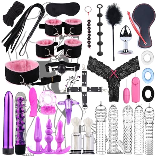 𝙨𝙚𝙭 𝙗𝙤𝙣𝙙𝙖𝙜𝙚 Petite Pink, Mehrzweck-Nylon 34-teiliges Set von WreGmgg