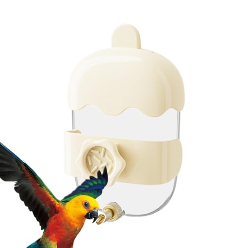 Bird Water Dispenser, Automatic Feeding Bottle, Drip-Proof Cage Waterer, Easy Install Container, Transparent Body, Compact Size, for Finches, Cockatiels, Lovebirds, Canary Use, 16x10x6cm Bird Water Dispenser, Automatic Feeding Bottle, Drip-Proof Cage Waterer, Easy Install Container, Transparent Body, Compact Size, for Finches, Cockatiels, Lovebirds, Canary Use, 16x10x6cm von Wrohto