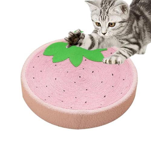 Cat Scratcher Mat | Indoor Cat Claw Grinder Scratcher Bed | Fruit Design Cat Toy for Claw Sharpening | Furniture Protection for Sofa, Table, Bed, and Carpet | Durable Cat Scratching Mat von Wrohto