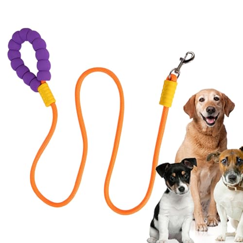 Wrohto Dog Traction Rope, Puppy Walking Lead, Braided Rope Lead, Pet Traction Rope, Dog Training Lead, Medium Large Dog Lead, Durable Dog Leash, Comfortable Grip Lead, Reflective Dog Lead, Outdoor Dog von Wrohto