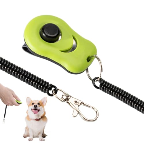 Wrohto - Dog Training Clicker, Puppy Training Tools, Dog Obedience Training, Positive Reinforcement Dog Clicker, Dog Clicker Trainer, Pet Training Tool, Portable Dog Clicker, Puppy Obedience Tool von Wrohto