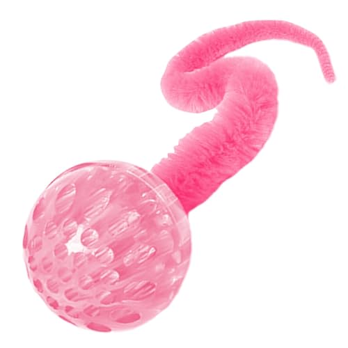 Wrohto Hüpfbälle für Katzen, Katzenwurmspielzeug, Interaktiver Zauberwurm mit Ballspielzeug für Katzen, Magic Worm Bouncy Balls Cats Teaser Toys helfen, Ihr Haustier zu entspannen und zu trösten von Wrohto