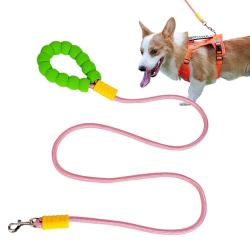 Wrohto Hund Traktionsseil, Welpe Walking Lead, Geflochtene Seilleine, Haustier Traktionsseil, Hundetrainingsleine Mittlere Große Hundeleine Hund, Bequemer Griff Leine, Reflektierende Hundeleine, von Wrohto