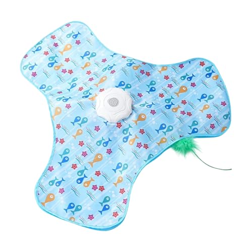 Wrohto Interactive Cat Toys, Automatic Rechargeable Concealed Motion Toy for Cats, Engaging Pet Supplies for Playtime, Mental Stimulation, Entertainment at Home, Daily Feline Activity Wrohto Interactive Cat Toys, Automatic Rechargeable Concealed Motion Toy for Cats, Engaging Pet Supplies for Playtime, Mental Stimulation, Entertainment at Home, Daily Feline Activity von Wrohto