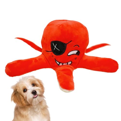 Wrohto - Soft Chew Toys for Dogs - Interactive Puzzle Game Squeaky Toys, Puppy Teething Dog Puzzle Toy with Octopus and Starfish Plush Designs, Toys for Aggressive Chewers von Wrohto