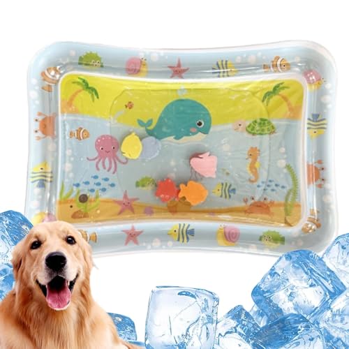 Sensory Water Playmat Katze Sensorische WasserSpielmatte Für Katzen Wassersensorische Matte Für Katzen Sommer Wasserspielmatte Für Kinder, Interaktives Katzenspielzeug von Wscwl