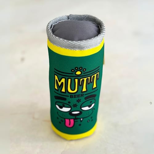 WufWuf Mutt Beer – Das ultimative Spielzeit-Erfrischungs- und Quietsch-Hundespielzeug aus Plüsch für Hunde jeder Größe und jedes Alters! von WufWuf