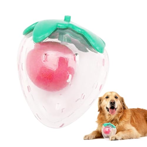 Wusideday Erdbeer-Hundespielzeug Mit Quietscher, Interaktives Intelligenzspiel Für Hunde, Quietschendes Hundespielzeug Für Drinnen & Draußen Zur Beschäftigung Von Welpen Wusideday Erdbeer-Hundespielzeug Mit Quietscher, Interaktives Intelligenzspiel Für Hunde, Quietschendes Hundespielzeug Für Drinnen & Draußen Zur Beschäftigung Von Welpen von Wusideday