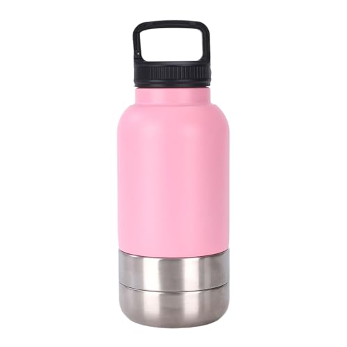 Wusideday Tragbare Wasserflasche für Hunde – isolierte Welpen-Wasserflasche, 1520 ml, auslaufsicherer Hundetrinkbecher mit abnehmbarem Napf für Wandern, Reisen, Outdoor, Wohnung, Camping Wusideday Tragbare Wasserflasche für Hunde – isolierte Welpen-Wasserflasche, 1520 ml, auslaufsicherer Hundetrinkbecher mit abnehmbarem Napf für Wandern, Reisen, Outdoor, Wohnung, Camping von Wusideday