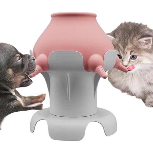 Wuyooprt Kitten Nursing Station - Stillstation für mehrere Welpen, 300 ml, verstellbare Hundepflege, rutschfest, effektive Stillstation für Kaninchen, Eichhörnchen, Welpen von Wuyooprt