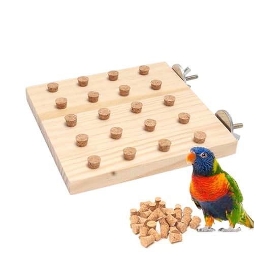 Wuyooprt -Puzzle-Spielzeug | Holzblock-Puzzlespielzeug - Vogelstapel-Desktop-Spielzeug, en-Intelligenz-Lernspielzeug, Vogelkäfig-Zubehör, en-Kauspielzeug für en, Wellensittiche, Nymphensittiche, von Wuyooprt