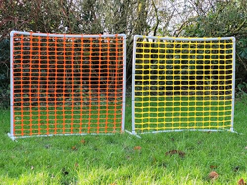 Wuzzmann 2er Set HOOPERS Agility Zaun/FCI-KONFORM/gelb/orange/Gate/Gatter/Trennzaun, PVC, NADAC Hoopers von Wuzzmann