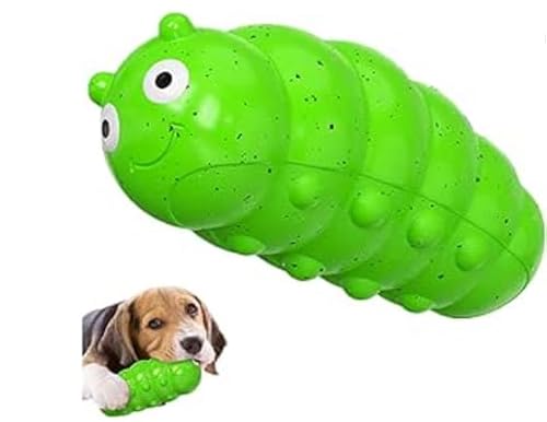 Wzhtuzi Indestructible Squeaky Dog Toy, Hund Kauspielzeug für Aggressive Kauer, Lebensmittelqualität Kautschuk Materia, für Mittelgroße Große Rasse Innen und Sußen(Green) von Wzhtuzi