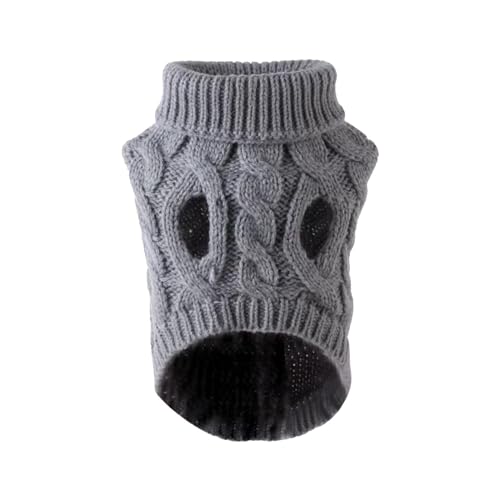 # Haustier Kleidung Weste Kleidung Casual Wärme Hundebekleidung Teddy (Grau, L) von Wzxhew