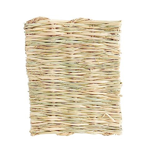 X-Institute Grasmatte für Kaninchen, gewebte Strohmatte für Kleintiere, natürliche Bettwäsche, Ruhekäfig-Zubehör für Chinchilla-Käfig, Matten für Füße, natürliches Gras, Kaumatte und Heueinstreu Käfig X-Institute Grasmatte für Kaninchen, gewebte Strohmatte für Kleintiere, natürliche Bettwäsche, Ruhekäfig-Zubehör für Chinchilla-Käfig, Matten für Füße, natürliches Gras, Kaumatte und Heueinstreu Käfig von X-Institute