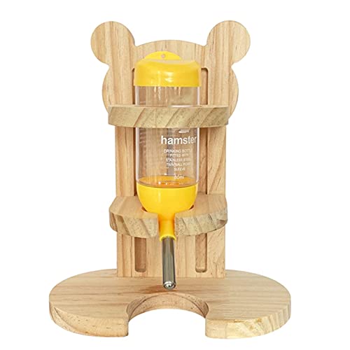 X-Institute Hamster-Trinkflasche, verstellbar, mit Holzsockel, automatischer Spender für kleine Haustiere, Käfig X-Institute Hamster-Trinkflasche, verstellbar, mit Holzsockel, automatischer Spender für kleine Haustiere, Käfig von X-Institute