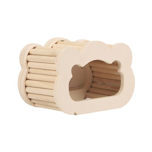 X-Institute Hamsterkäfig, Eckhaus, kleines Haustierversteck, Spielhaus, Käfigzubehör, kratzfester Holzunterschlupf für Meerschweinchen X-Institute Hamsterkäfig, Eckhaus, kleines Haustierversteck, Spielhaus, Käfigzubehör, kratzfester Holzunterschlupf für Meerschweinchen von X-Institute