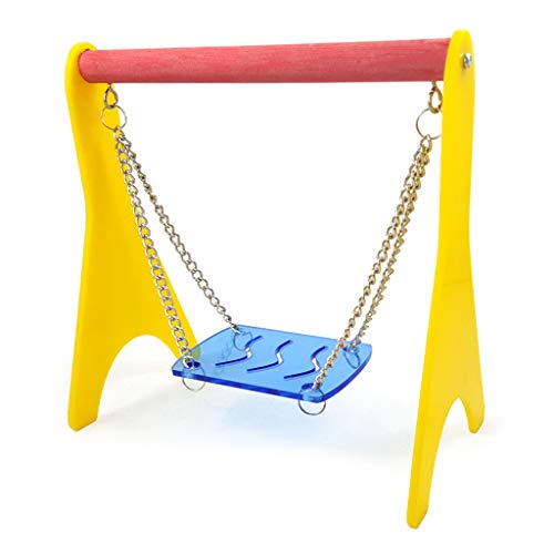 XAGMODSHN Acryl Schaukel Hühnerspielzeug mit Kette zum Aufhängen Baby Küken Sitzstange Käfig für Vogel Papagei Hühner Aras Trainingsständer Halter XAGMODSHN Acryl Schaukel Hühnerspielzeug mit Kette zum Aufhängen Baby Küken Sitzstange Käfig für Vogel Papagei Hühner Aras Trainingsständer Halter von XAGMODSHN
