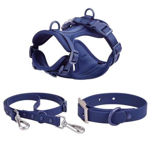 XAGMODSHN Atmungsaktive Trainingsweste für Hunde, weicher Brustgurt für große Haustiere, verstellbares Halsband, atmungsaktiv von XAGMODSHN