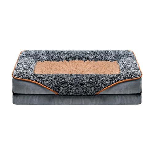 XAGMODSHN Haustierbett mit abnehmbarem Kissen, weicher Griff, schönes Bett, Hundekorb, Hundesofa, abnehmbares Kissennest von XAGMODSHN