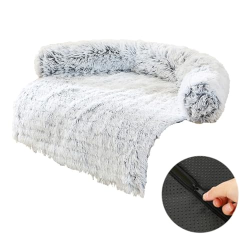 XAGMODSHN Hunde-Plüsch-Sofabett für den Winter, Plüsch-Hundebett-Kissen, Hunde-Plüschbett, Auto, Haustierbett, bequem, warm, für Hundehütten, Zubehör von XAGMODSHN