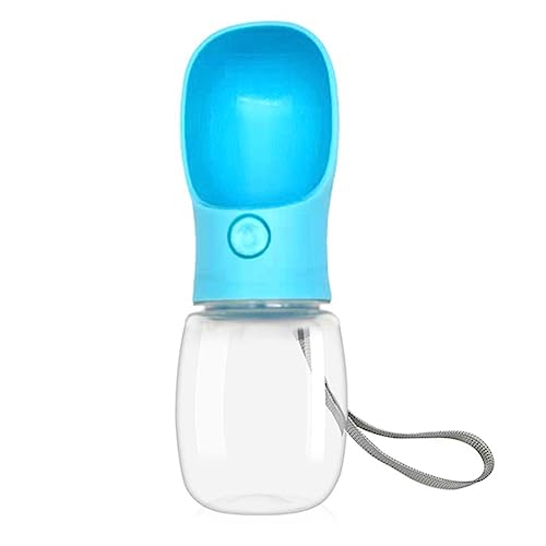 XAGMODSHN Hunde-Wasserflasche, auslaufsicher, tragbar, 340 ml, Wasserkapazität, Welpen-Wasserspender mit Schüssel, Kombi, Reisezubehör von XAGMODSHN