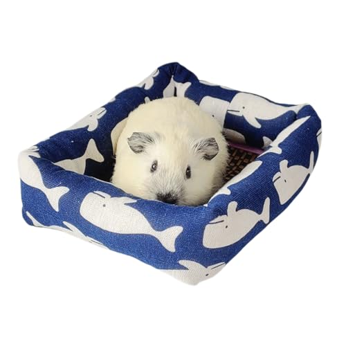 XAGMODSHN Natürliche weiche Schlafmatte, weiches Kissen, Spielzeug für Kleintiere, Mausbett, Hamster, Kaninchen, Kissen, Käfigkissen von XAGMODSHN