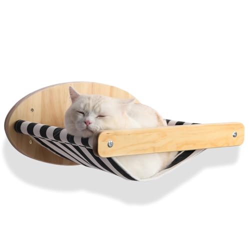 XAGMODSHN Pet Cat HangingBeds Katzen-Sitzstange für den Innenbereich, zum Schlafen, Klettern, Wandmontage, für Katzen von XAGMODSHN