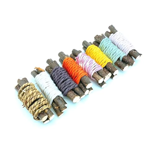 XAGMODSHN Pet Hamster Molar für Nagetiere, Grasschleifen, Kauspielzeug für Käfig, Hamster, Rennmäuse, Backenzähne Spielzeug, Rute, Kleintiere, Kauen XAGMODSHN Pet Hamster Molar für Nagetiere, Grasschleifen, Kauspielzeug für Käfig, Hamster, Rennmäuse, Backenzähne Spielzeug, Rute, Kleintiere, Kauen von XAGMODSHN