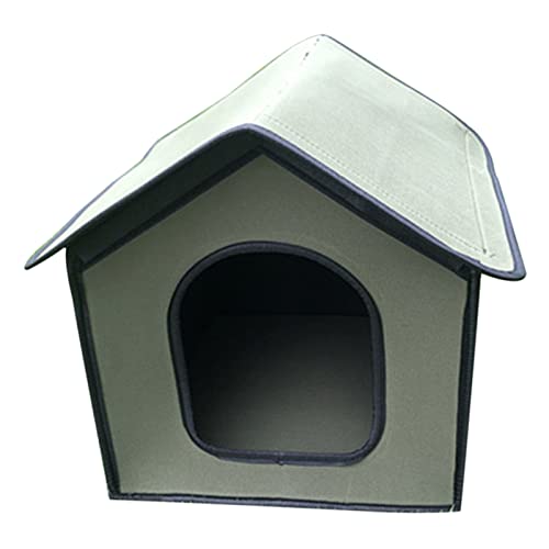 XAGMODSHN Pet House Wasserdichte Winter Warme Hundehäuser für Outdoor/Indoor Katzen für Katzen Unterschlupf mit Abnehmbarem Pad Einfach zu von XAGMODSHN