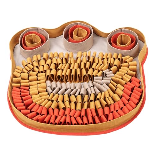 XAGMODSHN Schnüffel-Leckerli-Dosierdecke für Hunde, interaktives Puzzle, Kauspielzeug, reduziert Langeweile, Futtersuche von XAGMODSHN