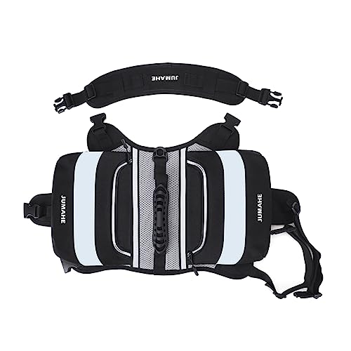 XAGMODSHN Selbsttragender Rucksack für Hunde, reflektierende Weste, Satteltasche, Rucksack für Reisen, Reisen, Camping, Wandern, Hundesatteltasche von XAGMODSHN