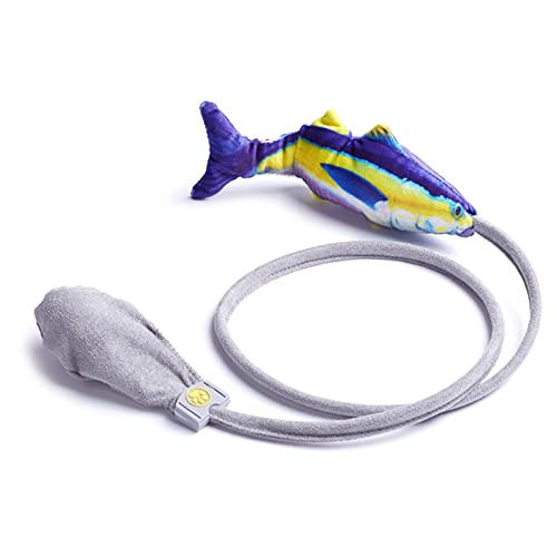 XAGMODSHN Swing Fish for Cat Toy Kitten Pet Products Tooth for Cat Toy Teeth Plush Chew von XAGMODSHN