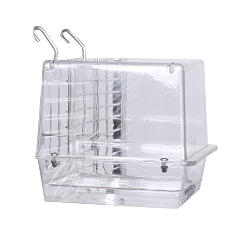 XAGMODSHN Vogeltränke Käfig Haustier hängende Wasserbadewanne Vogelkäfig Zubehör für Innenbad Haustierkäfig Zubehör Box XAGMODSHN Vogeltränke Käfig Haustier hängende Wasserbadewanne Vogelkäfig Zubehör für Innenbad Haustierkäfig Zubehör Box von XAGMODSHN