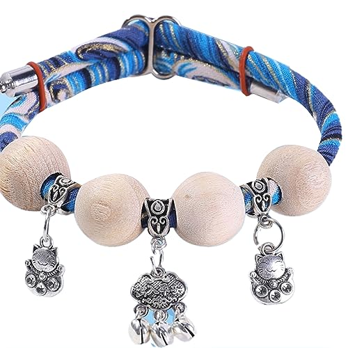 XANHOY Halsband mit chinesischem Langlebigkeitsschloss für kleine, mittelgroße Mädchen, Hunde, Kostüm, Verlobungsglocken, Halsband, Halskette von XANHOY