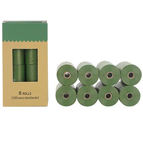 XDKS Greener Walker Kotbeutel für Hundeabfälle, 300 Stück, extra dick, stark, 100% auslaufsicher, biologisch abbaubar, Hundekotbeutel (20 Rollen, Kirschblüten) von XDKS