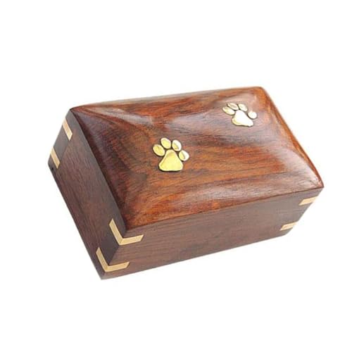 XEYYHAS Einfache Holz-Urne für Särge, bietet Haltbarkeit und wasserdichten Schutz für Ihre Überreste, bewahrt das Gedächtnis des Haustiers von XEYYHAS