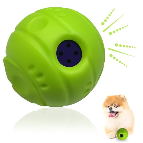 XFRJK Wackelball für Hunde, 7 cm, Kicherball für Hunde, interaktives Hundespielzeug für Hunde, lustiges Kichern, zieht Hunde an, selbstspielender Ball von XFRJK