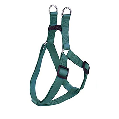 Schleppleine für Hunde Hundegeschirr, Leine, verstellbares Geschirr, Weste, Halsband, Welpe, Kleiner Hund, Outdoor-Gurt Verstellbare Führleine(Green 1,M) von XFYESL