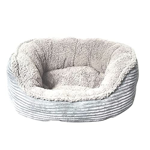 XFYESL Hundematte Hundebett Zwinger Kleine Katze Haustier Welpen Schlafbett Haus Superweiche Warme Plüschauflage Samtmatten Hundebett(50cm) von XFYESL