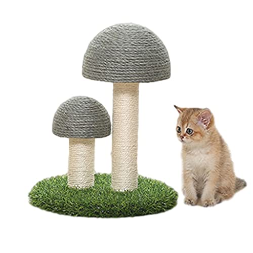 Katzen Klettergerüst Haustier Katzen Spielzeug Pilzform Katzen Kratzbaum Sisal Seil Katzen Baum Kätzchen Spielzeug Kratzbaum (Farbe: C) (B) von XFZJCHAP