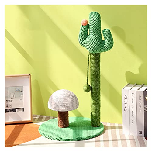 Katzenklettergerüst Katze Baum Kaktus Stil Katze Kletterrahmen Nette lustige springende Plattform Sisal Katze Kratzer Beitrag Tower Pet Zubehör (Color : A) von XGIMI