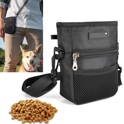 Leckerli-Tasche für Hundetraining, mit Schultergurt, freihändiges Haustier, Hunde, Welpen, Trockenfutter, Leckerli, Snacks, Lebensmittel, Aufbewahrung, Haustiertasche, Hüftclip, Leckerli-Tasche, von XGOPTS