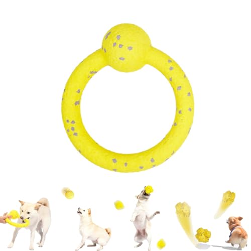 XHSYTC Dog Calming Ball,Dog Emotional Support Ball,Interactive Sensory Toys Kits for Dogs,Dog Durable Bouncy, Dog Balls for Teething, Fun Toys and Chew Toy for Any Size Dog (Rings) von XHSYTC