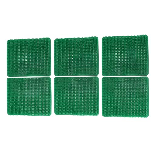 XHTLLO 6 Pcs Chicken Nesting Box Pads PE Nesting Mats for Coop Egg Laying Accessory, Waterproof, Easy to Cleaned (Green) von XHTLLO