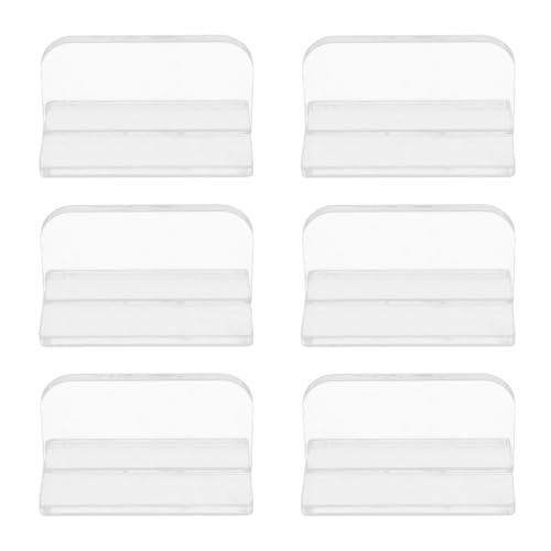 XHTLLO 6er-Pack Acryl-Aquarium-Abdeckungsgriffe, sicherer Halt, Acrylmaterial, vielseitig einsetzbar, ideal für Aquariumdeckel von XHTLLO