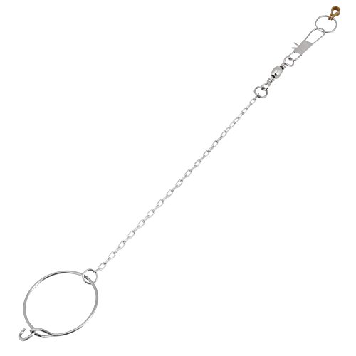 XHTLLO Edelstahl-Vogelfußständer, Kettenspielzeug, 3,5/4,5/5,5 mm Verstellbarer Ring für Vögel, Haustierzubehör (3.5mm) von XHTLLO