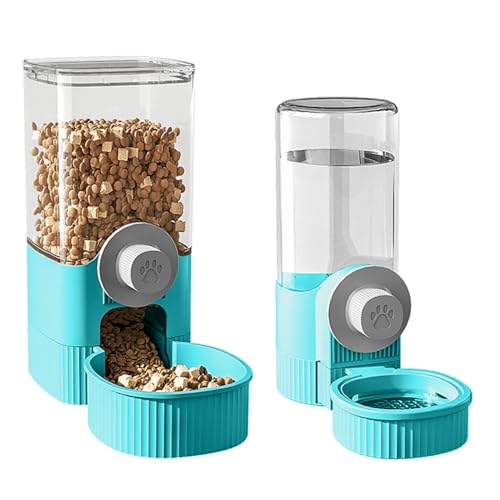 Pet Automatic Feeders Water Dispenser Food Container Large Capacity Dog Feeding Bowl Water Dispenser for Small Cat Dog Pet Water Dispenser von XIAHIOPT