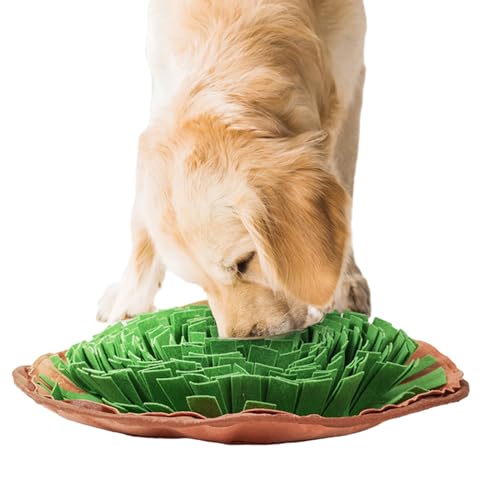 Schnüffelmatte für große Hunde, Puzzle-Spielzeug, langsame Fütterung, tragbare Haustier-Trainingsmatte für Futtersuche und Stressabbau von XIAHIOPT