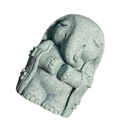 XIAHIOPT Aquarien Jizo Landschaftsversteck Statue Aquarien Dekorationen Kunst Lebensraum Ornamente von XIAHIOPT